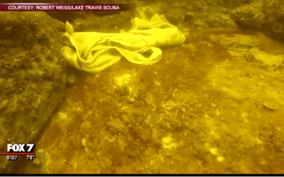 Lake Travis Divers Raise Awareness About Trash Underwater